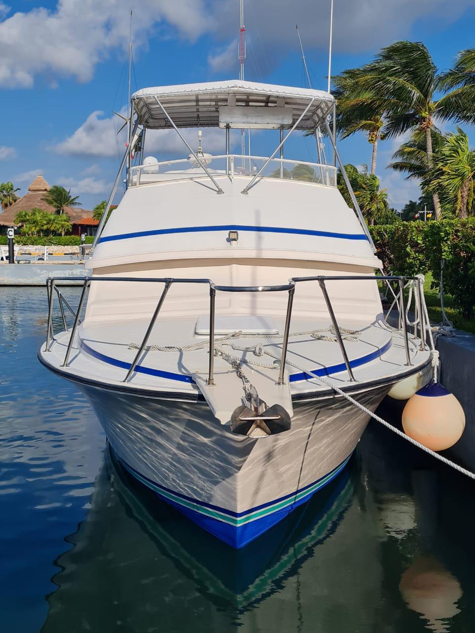Sportfishing boats in Puerto Morelos at Marina El CID